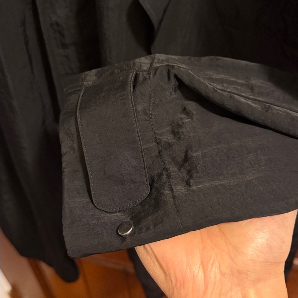 Saturdays New York City Black Trench Rain Coat - Picture 6 of 14